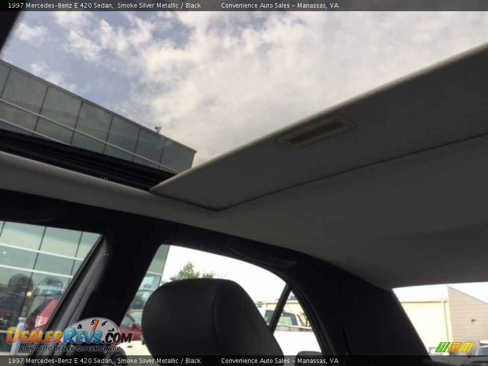 1997 Mercedes-Benz E 420 Sedan Smoke Silver Metallic / Black Photo #13