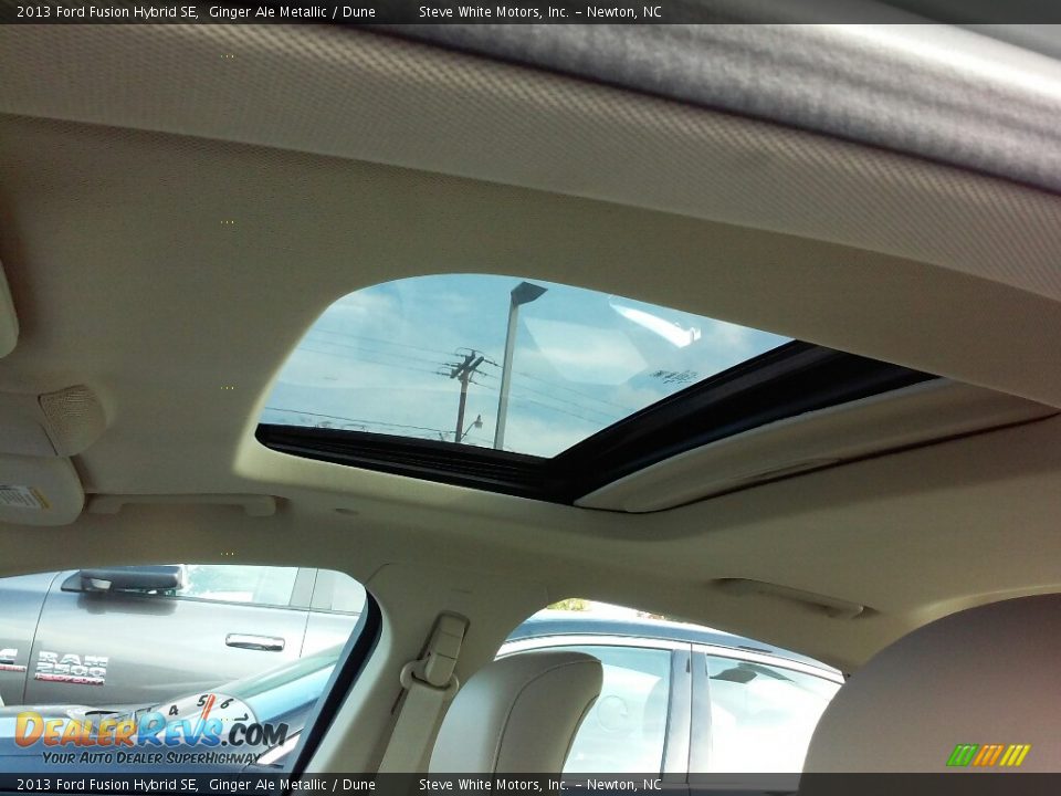 2013 Ford Fusion Hybrid SE Ginger Ale Metallic / Dune Photo #25