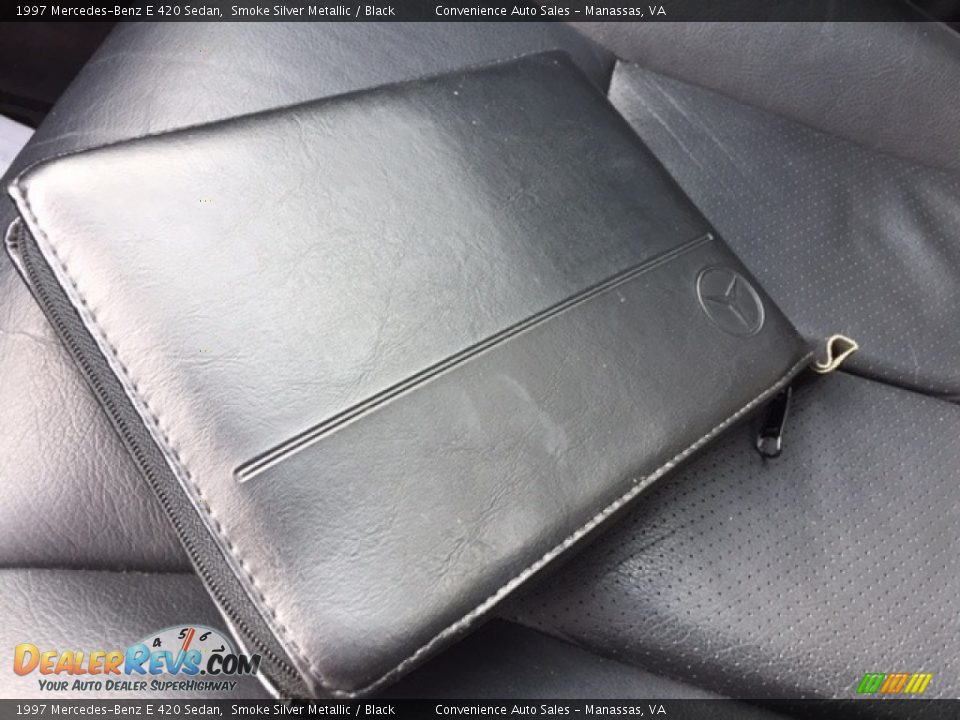 1997 Mercedes-Benz E 420 Sedan Smoke Silver Metallic / Black Photo #22