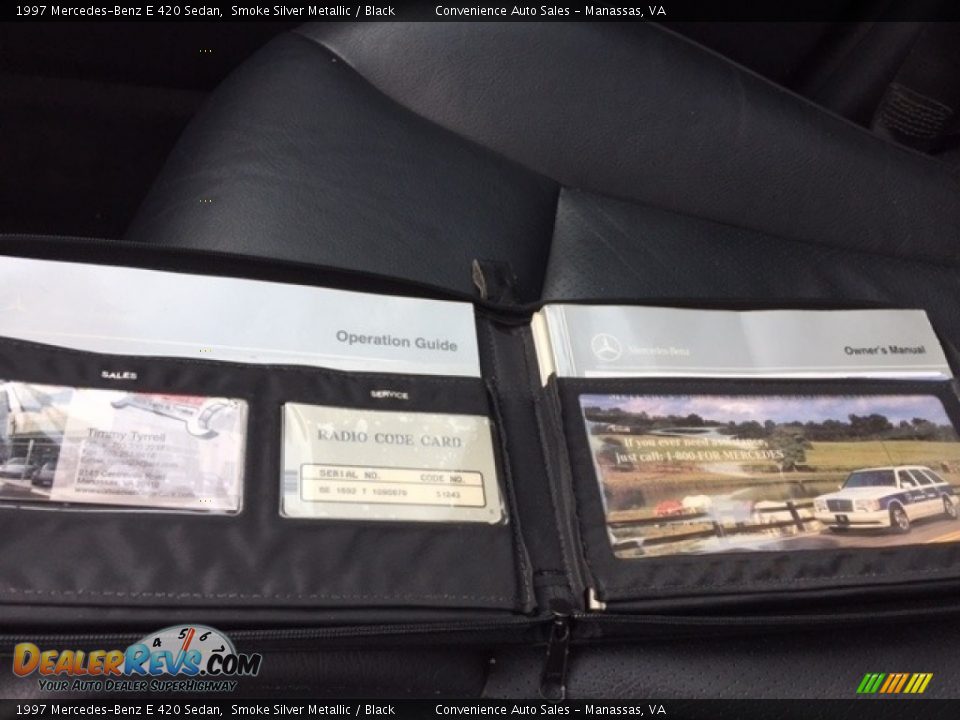 1997 Mercedes-Benz E 420 Sedan Smoke Silver Metallic / Black Photo #23