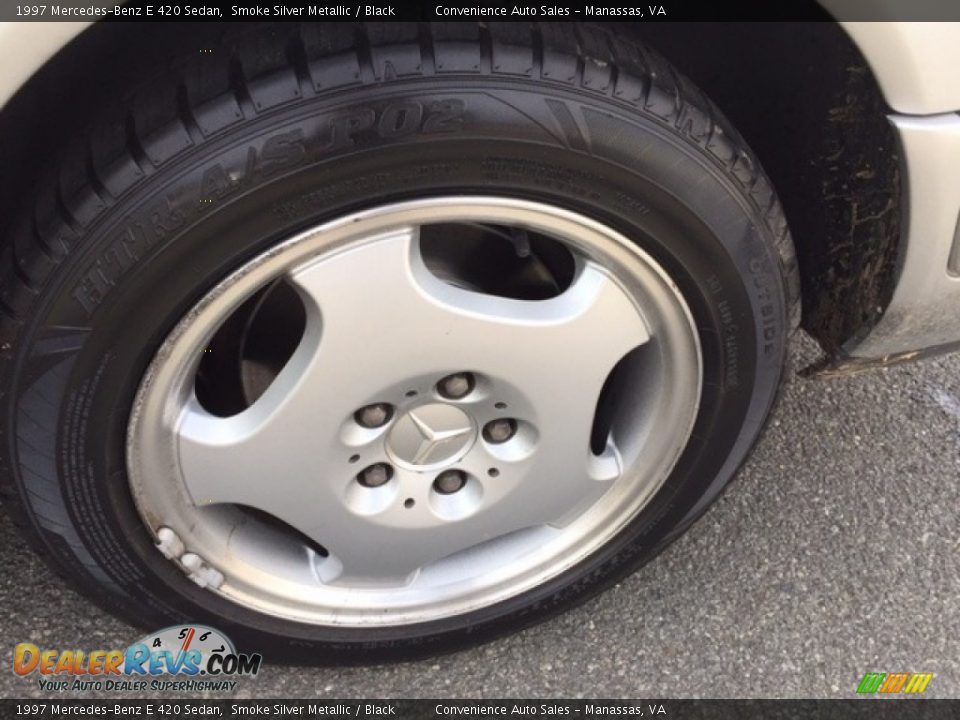 1997 Mercedes-Benz E 420 Sedan Smoke Silver Metallic / Black Photo #24