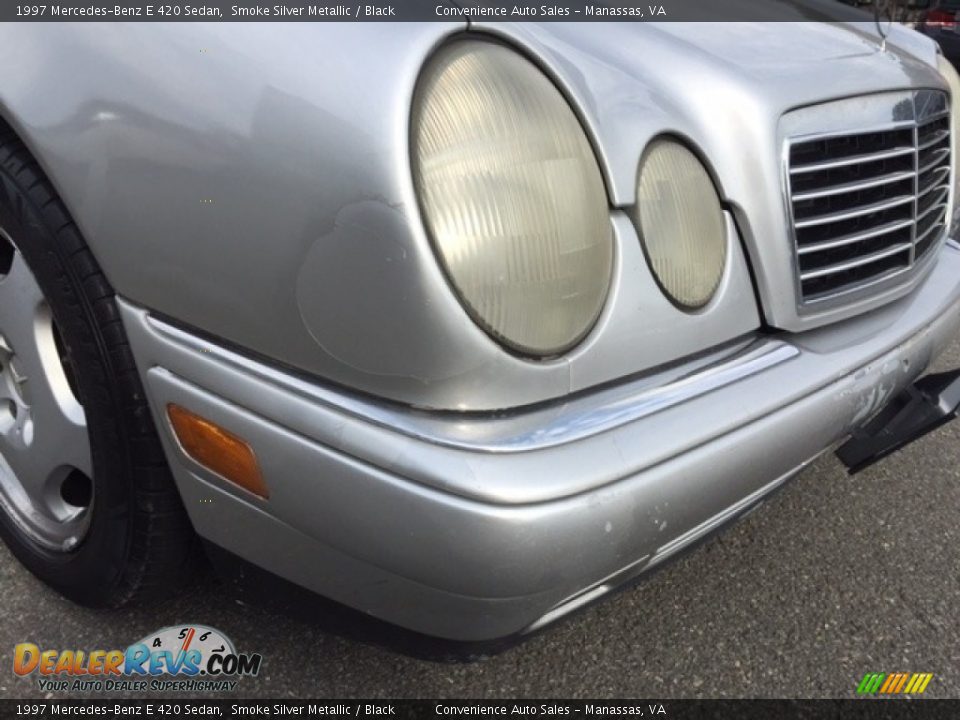 1997 Mercedes-Benz E 420 Sedan Smoke Silver Metallic / Black Photo #25
