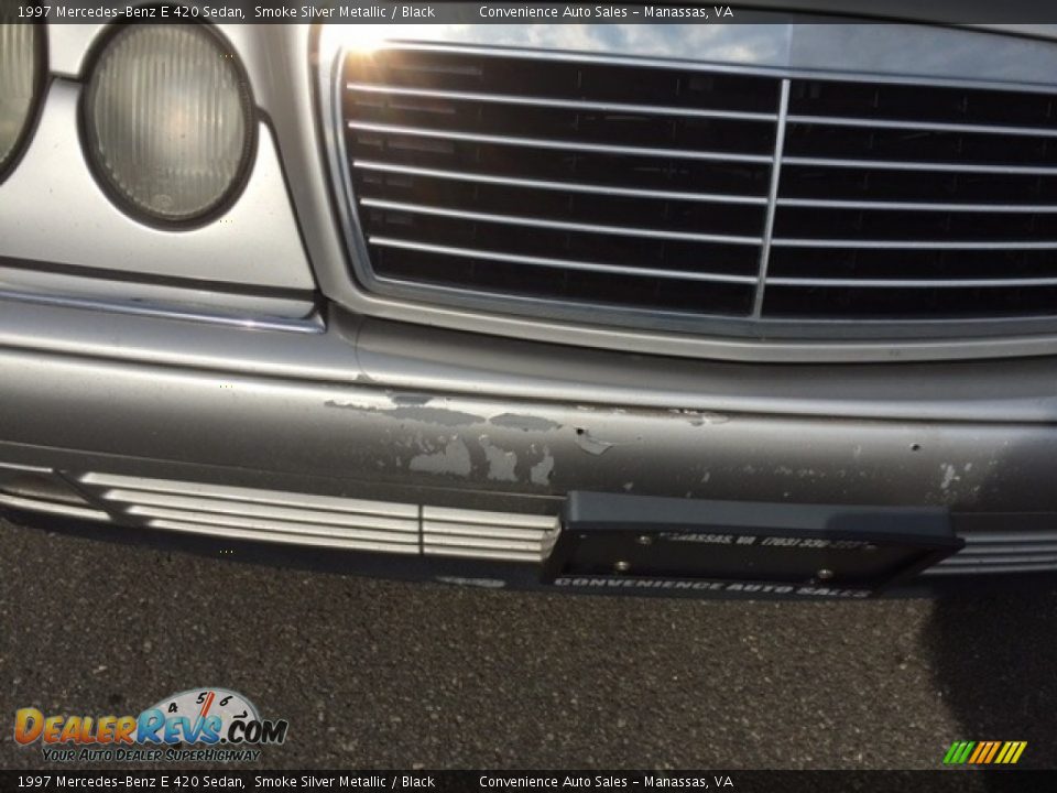1997 Mercedes-Benz E 420 Sedan Smoke Silver Metallic / Black Photo #26