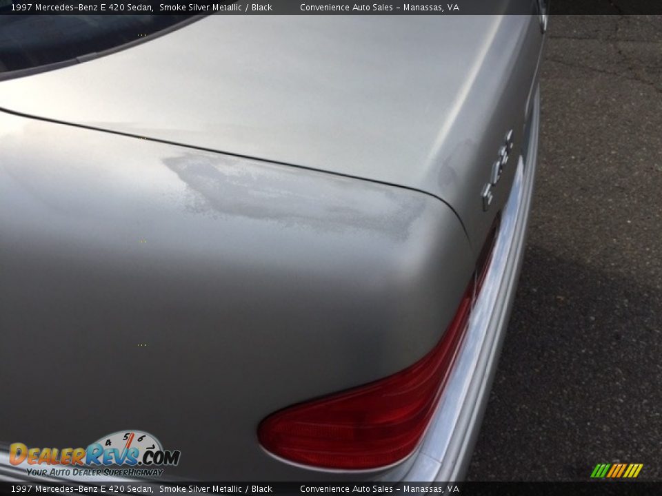 1997 Mercedes-Benz E 420 Sedan Smoke Silver Metallic / Black Photo #27