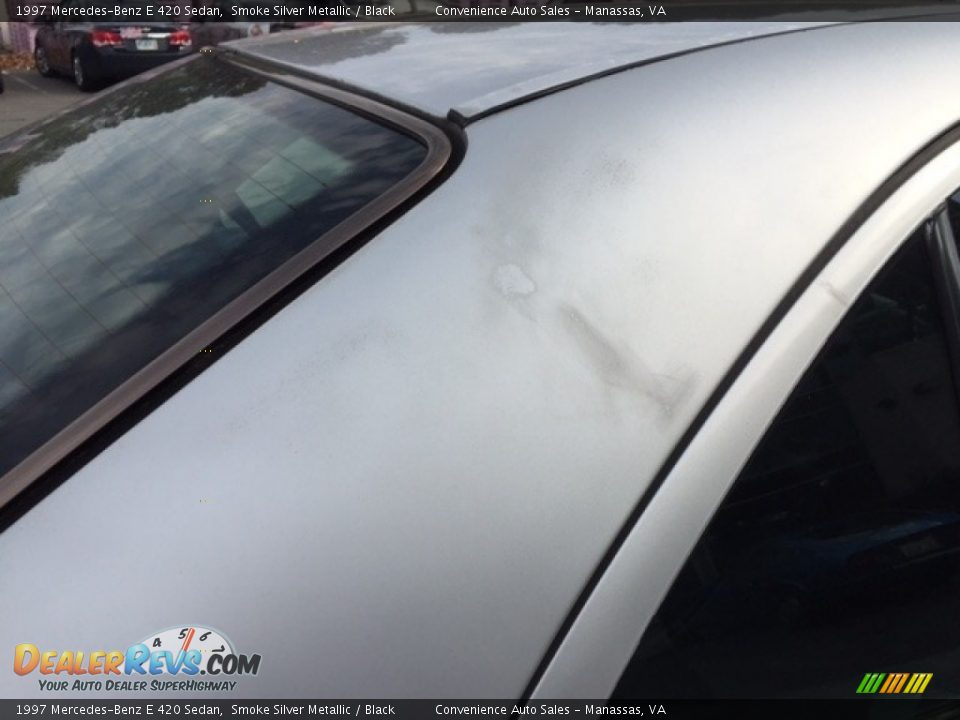1997 Mercedes-Benz E 420 Sedan Smoke Silver Metallic / Black Photo #28