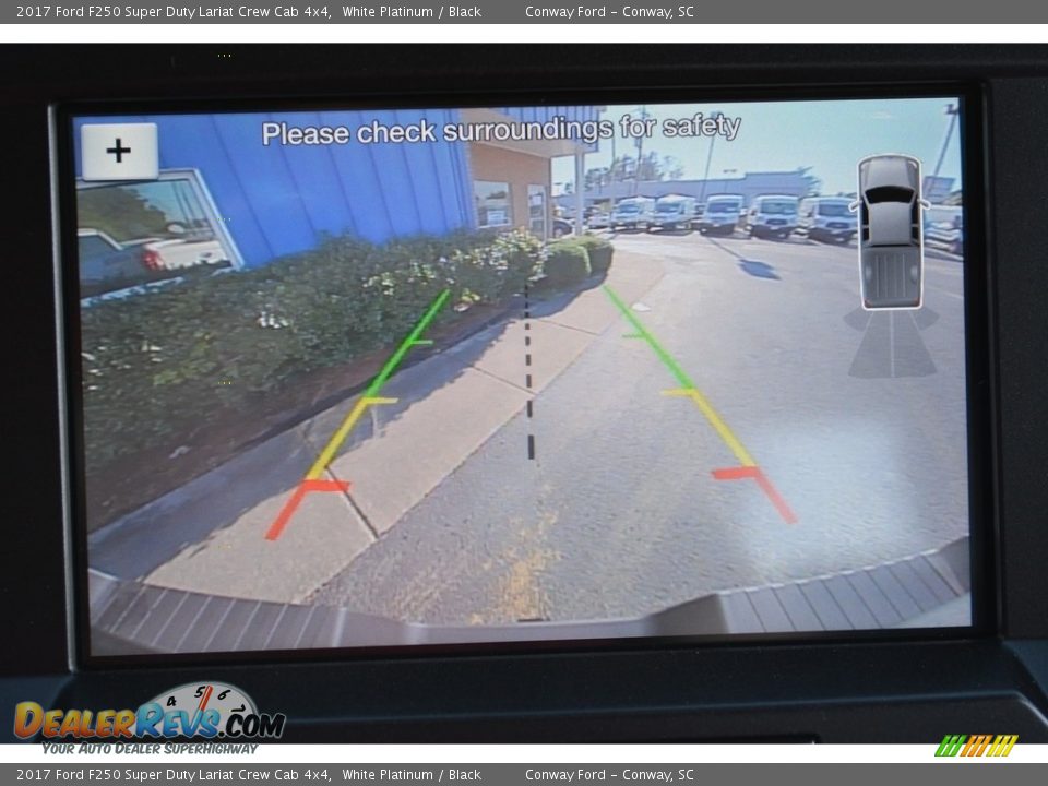 2017 Ford F250 Super Duty Lariat Crew Cab 4x4 White Platinum / Black Photo #21