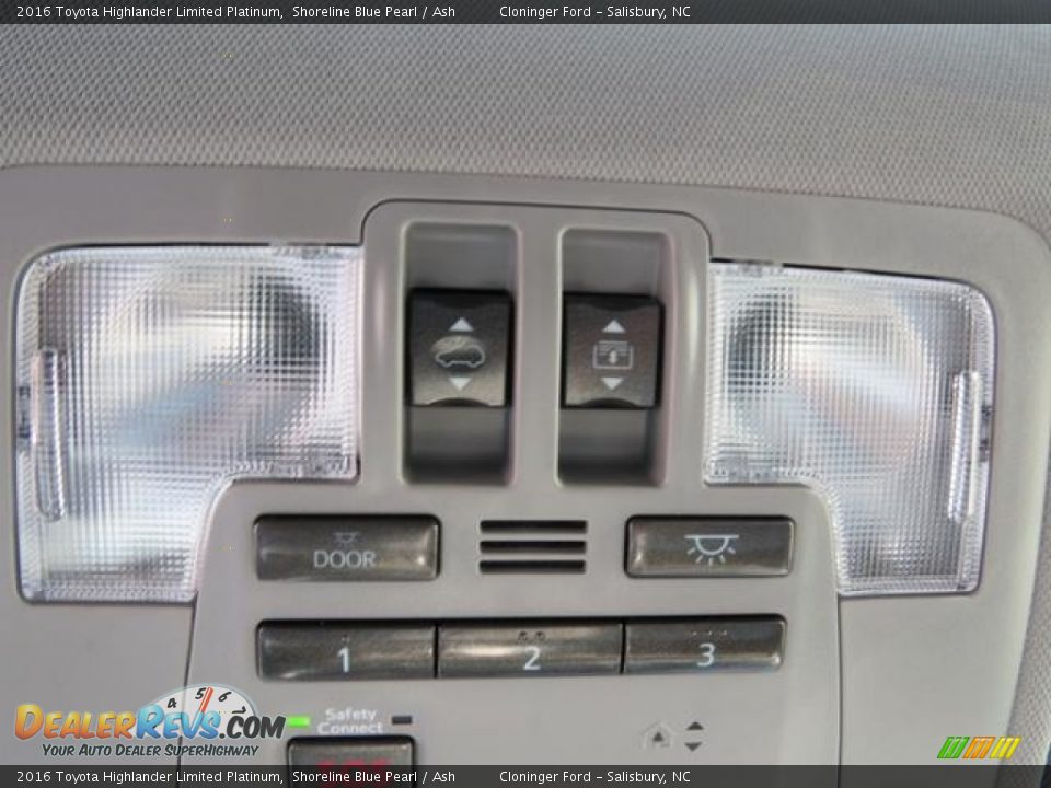2016 Toyota Highlander Limited Platinum Shoreline Blue Pearl / Ash Photo #26