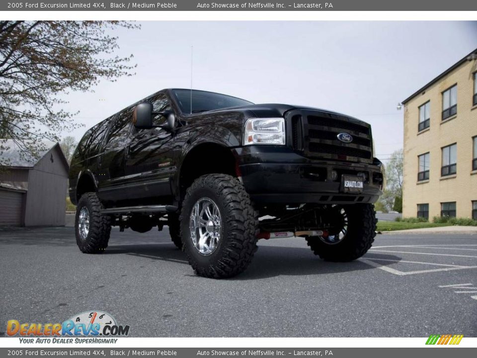 2005 Ford Excursion Limited 4X4 Black / Medium Pebble Photo #1