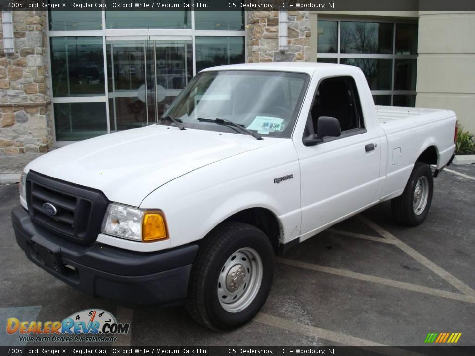 2005 Ford Ranger XL Regular Cab Oxford White / Medium Dark Flint Photo #2