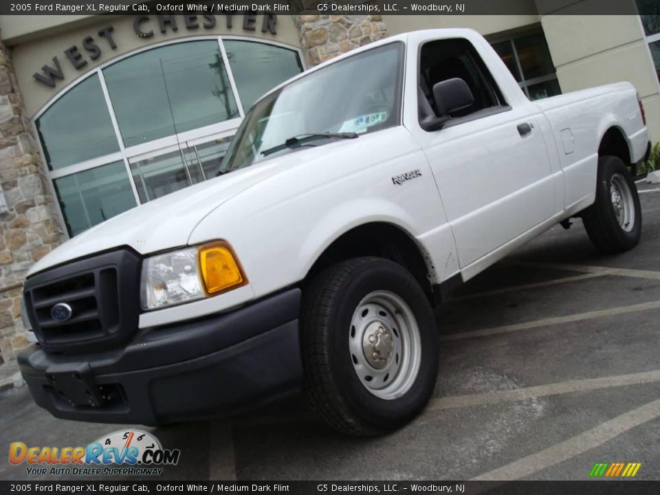 2005 Ford Ranger XL Regular Cab Oxford White / Medium Dark Flint Photo #3