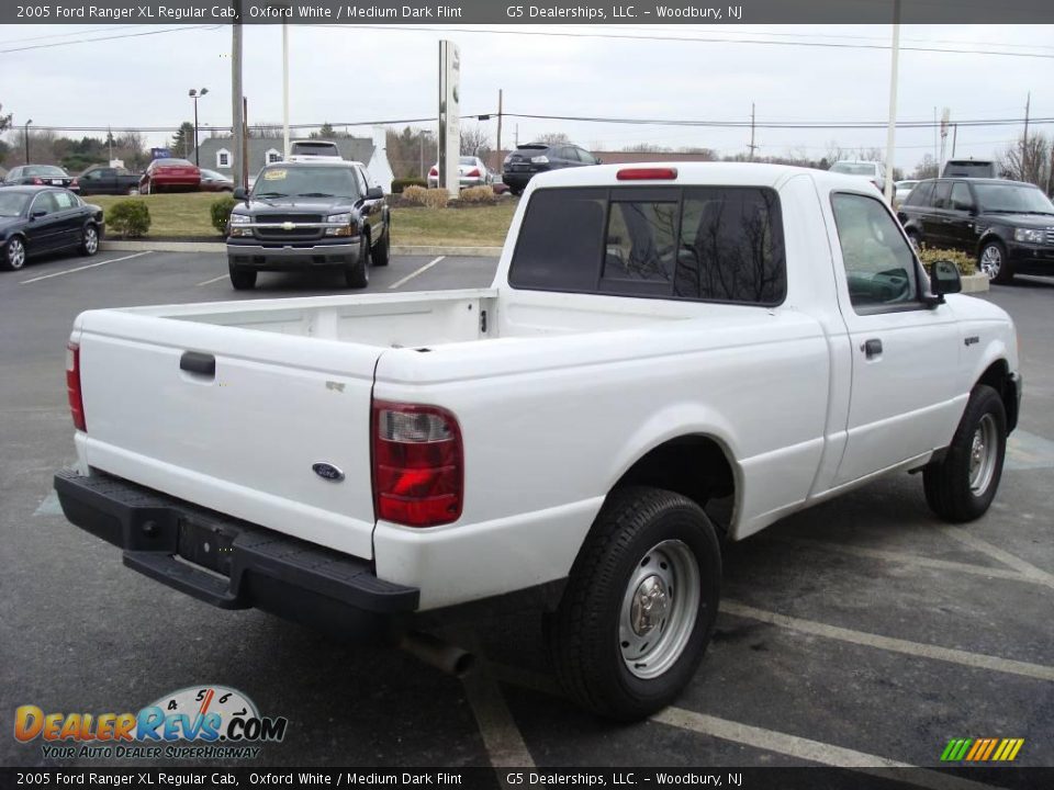 2005 Ford Ranger XL Regular Cab Oxford White / Medium Dark Flint Photo #7