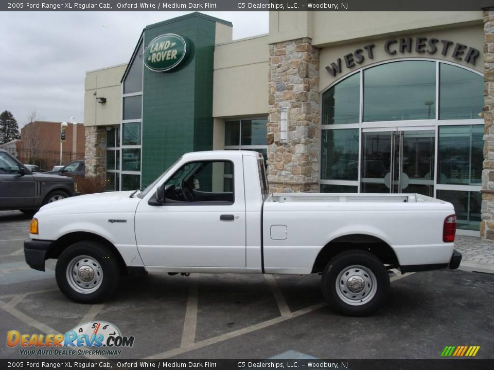 2005 Ford Ranger XL Regular Cab Oxford White / Medium Dark Flint Photo #10