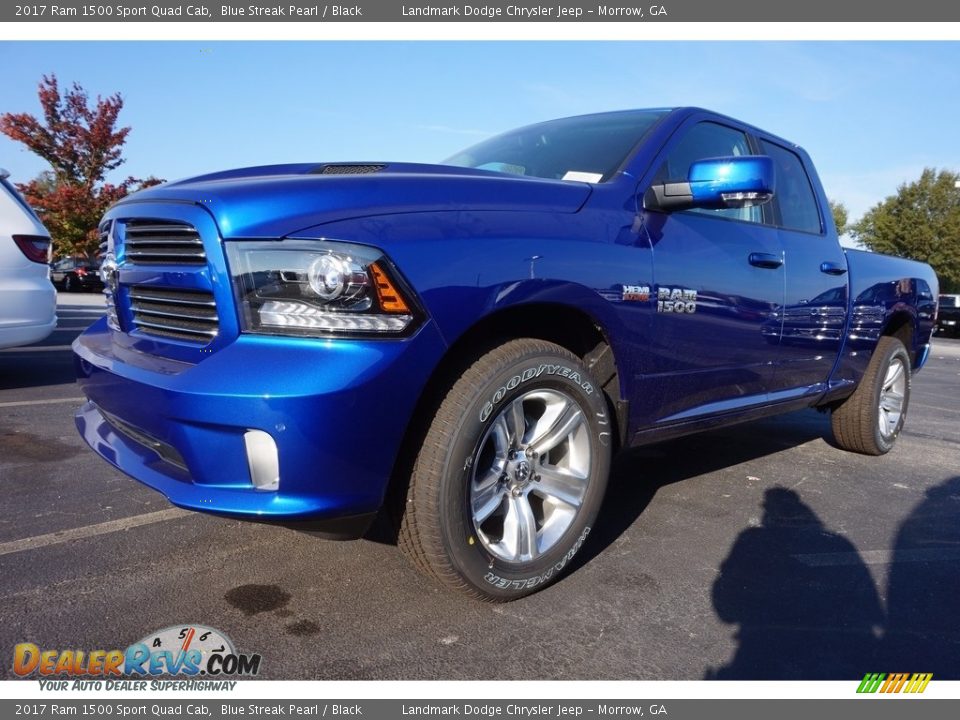 Front 3/4 View of 2017 Ram 1500 Sport Quad Cab Photo #1