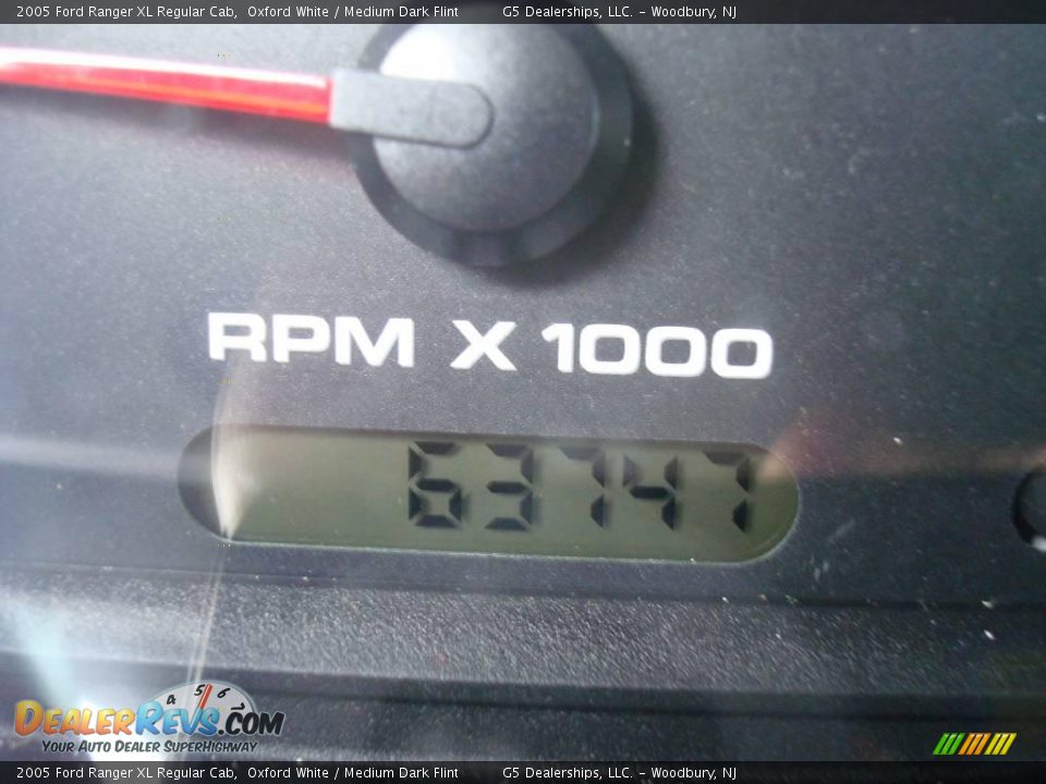 2005 Ford Ranger XL Regular Cab Oxford White / Medium Dark Flint Photo #24