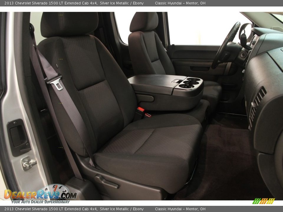 2013 Chevrolet Silverado 1500 LT Extended Cab 4x4 Silver Ice Metallic / Ebony Photo #11