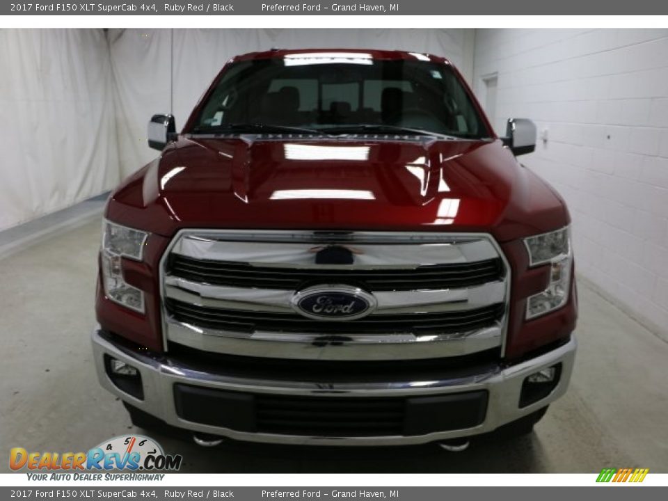 2017 Ford F150 XLT SuperCab 4x4 Ruby Red / Black Photo #6