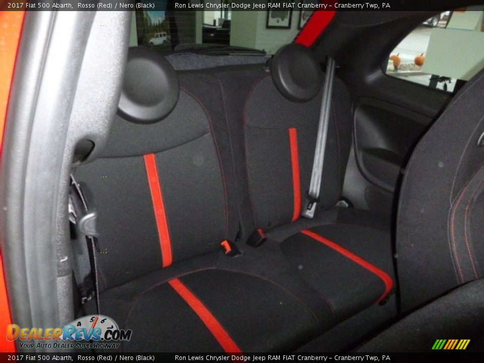 Rear Seat of 2017 Fiat 500 Abarth Photo #5