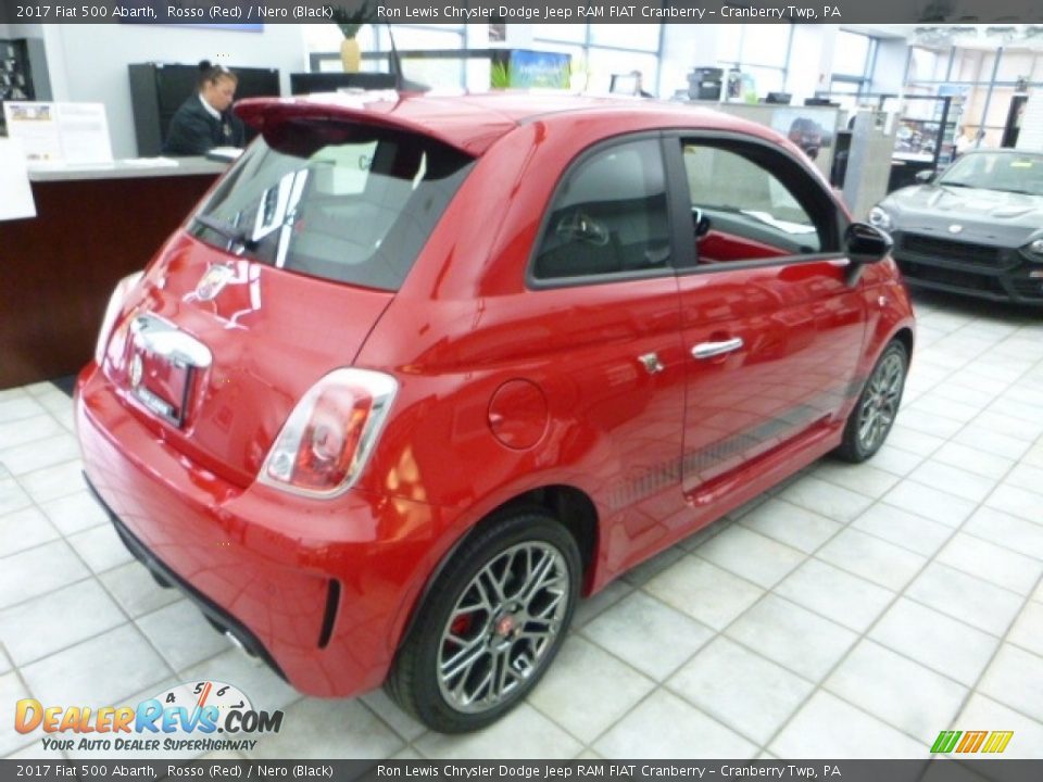 Rosso (Red) 2017 Fiat 500 Abarth Photo #7