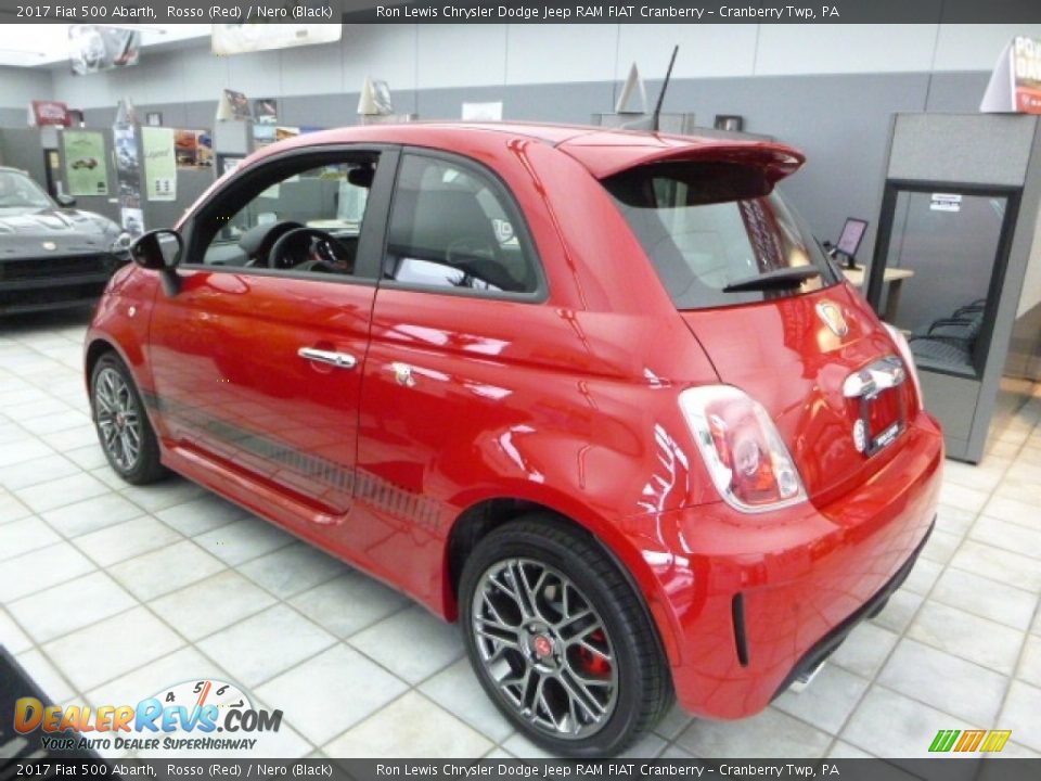 Rosso (Red) 2017 Fiat 500 Abarth Photo #9
