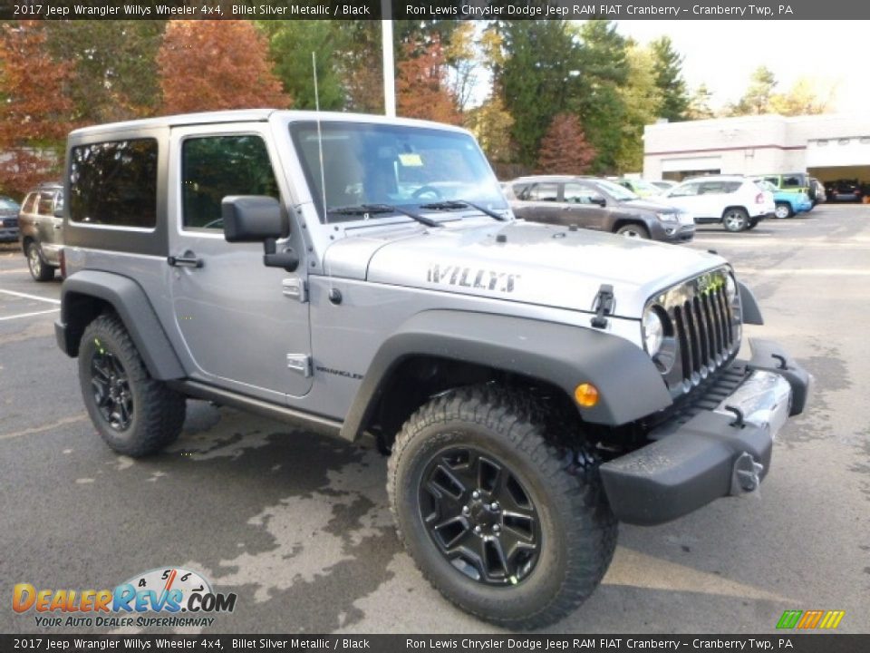 Front 3/4 View of 2017 Jeep Wrangler Willys Wheeler 4x4 Photo #8