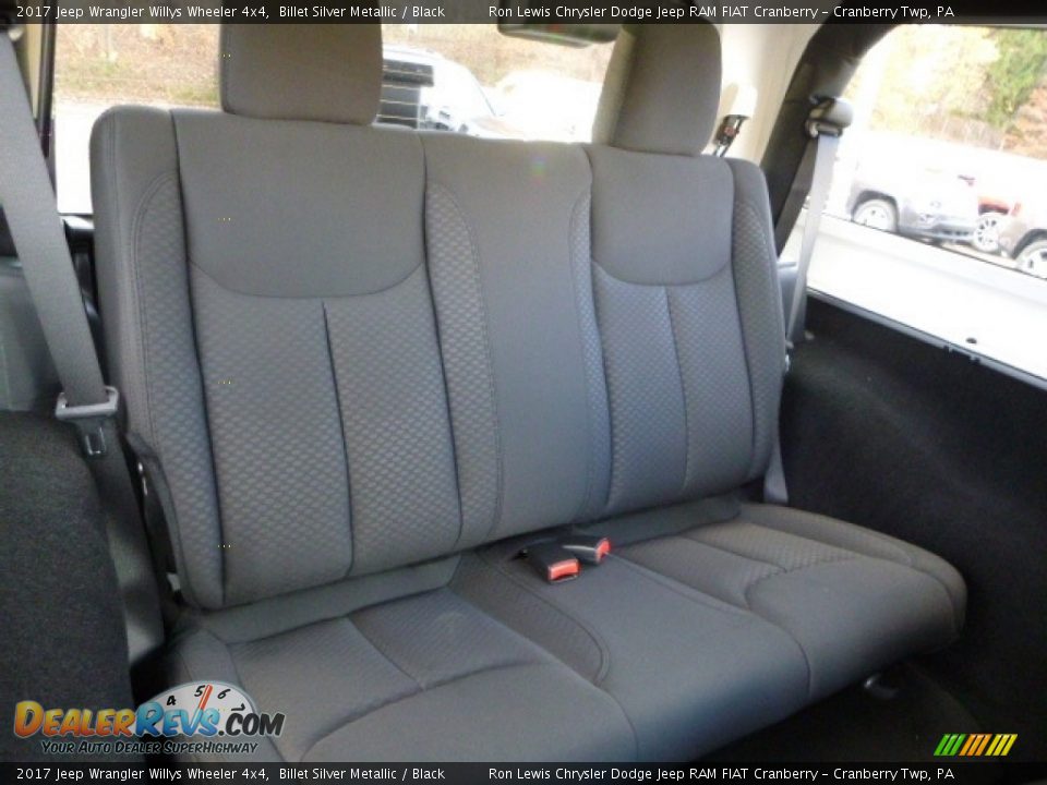 2017 Jeep Wrangler Willys Wheeler 4x4 Billet Silver Metallic / Black Photo #12