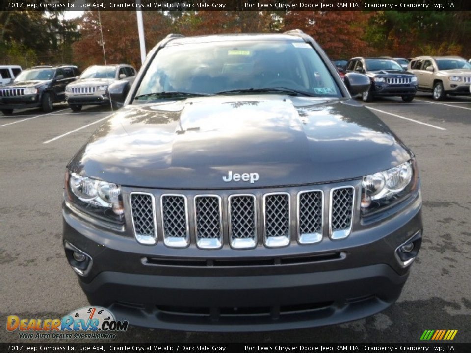 2017 Jeep Compass Latitude 4x4 Granite Crystal Metallic / Dark Slate Gray Photo #13