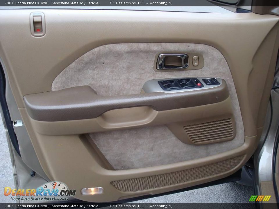 2004 Honda Pilot EX 4WD Sandstone Metallic / Saddle Photo #12
