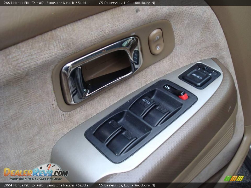 2004 Honda Pilot EX 4WD Sandstone Metallic / Saddle Photo #13