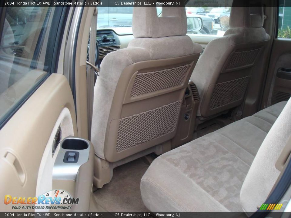 2004 Honda Pilot EX 4WD Sandstone Metallic / Saddle Photo #15