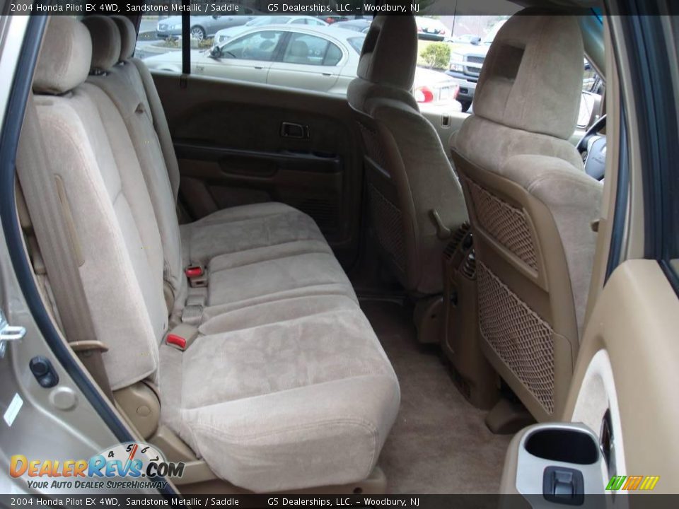 2004 Honda Pilot EX 4WD Sandstone Metallic / Saddle Photo #16