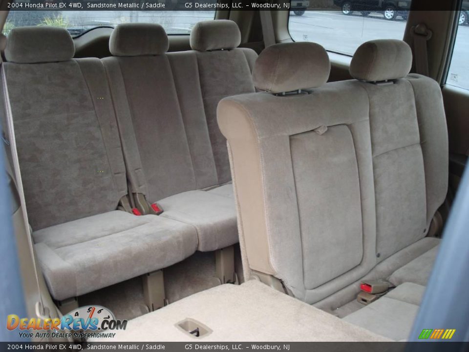2004 Honda Pilot EX 4WD Sandstone Metallic / Saddle Photo #17