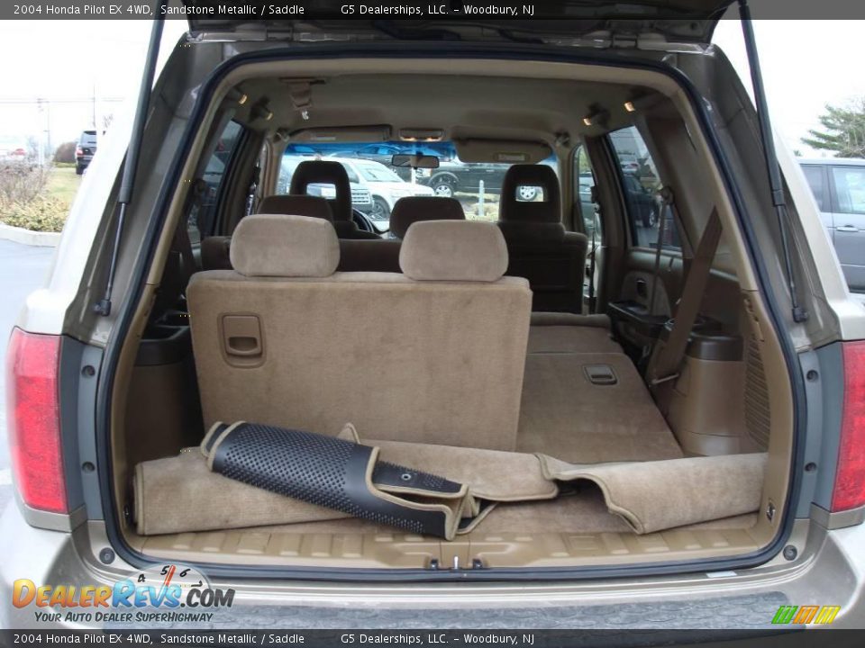 2004 Honda Pilot EX 4WD Sandstone Metallic / Saddle Photo #18