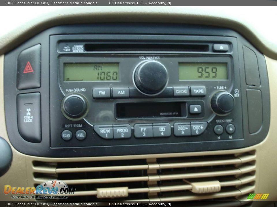 2004 Honda Pilot EX 4WD Sandstone Metallic / Saddle Photo #24