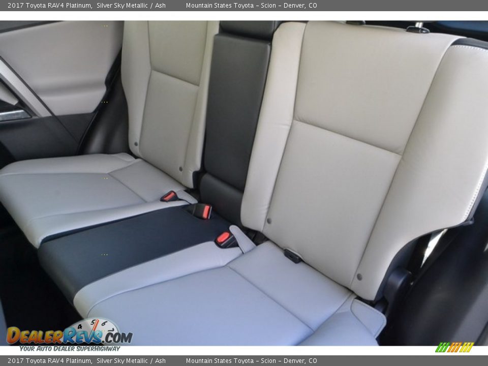 Rear Seat of 2017 Toyota RAV4 Platinum Photo #7