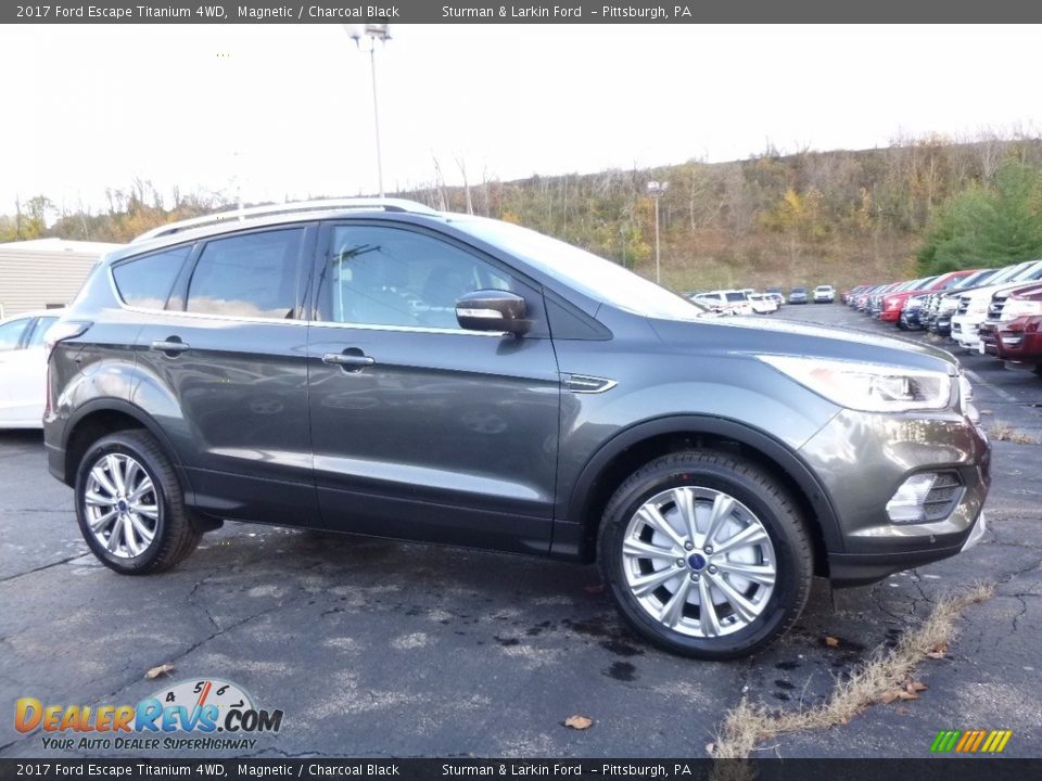 2017 Ford Escape Titanium 4WD Magnetic / Charcoal Black Photo #1