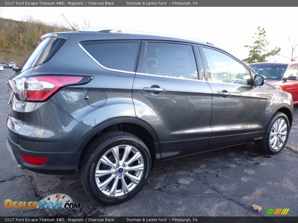 2017 Ford Escape Titanium 4WD Magnetic / Charcoal Black Photo #2