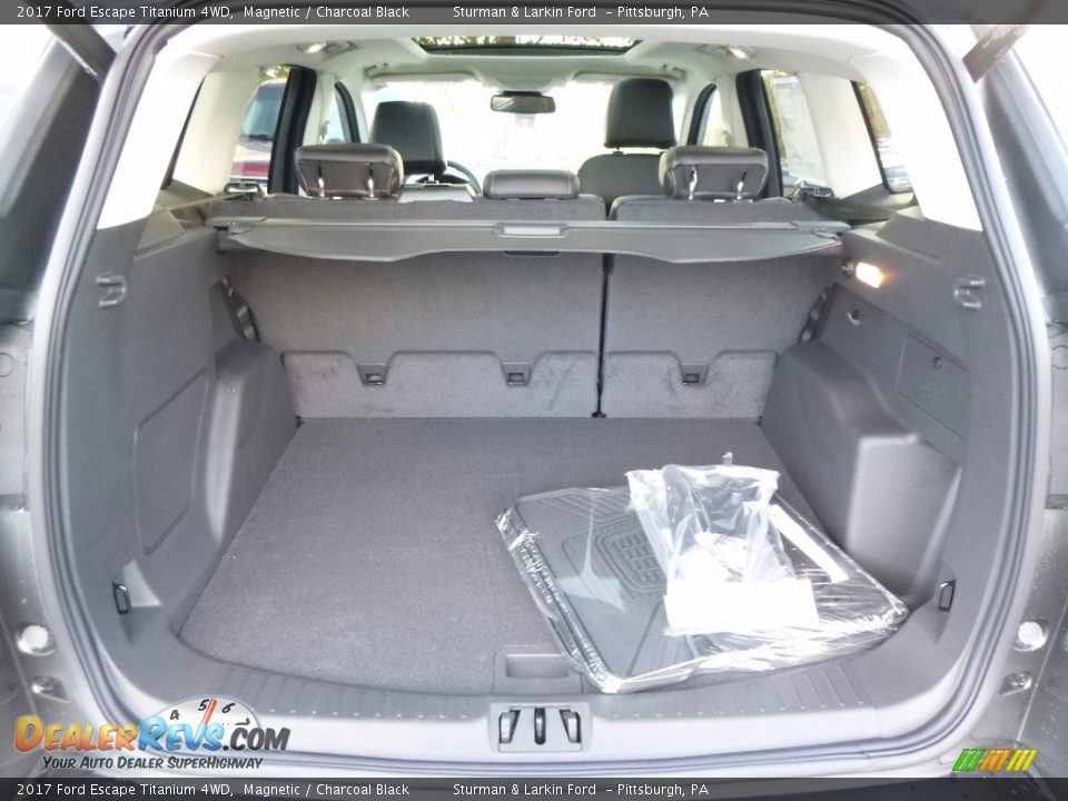 2017 Ford Escape Titanium 4WD Magnetic / Charcoal Black Photo #3