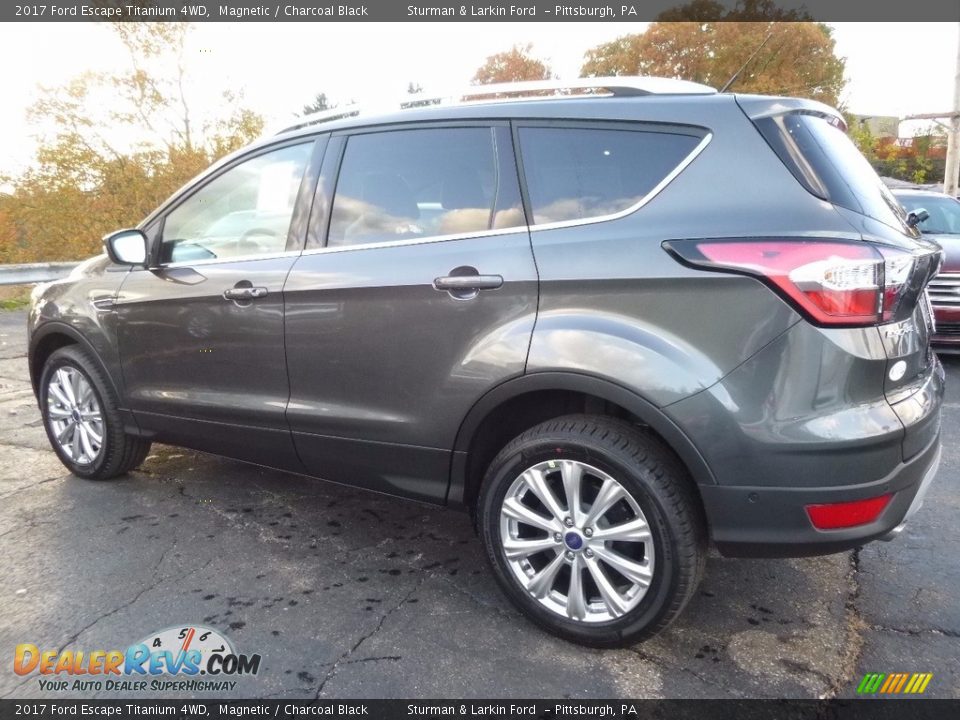 2017 Ford Escape Titanium 4WD Magnetic / Charcoal Black Photo #4
