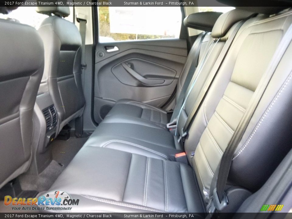 2017 Ford Escape Titanium 4WD Magnetic / Charcoal Black Photo #8