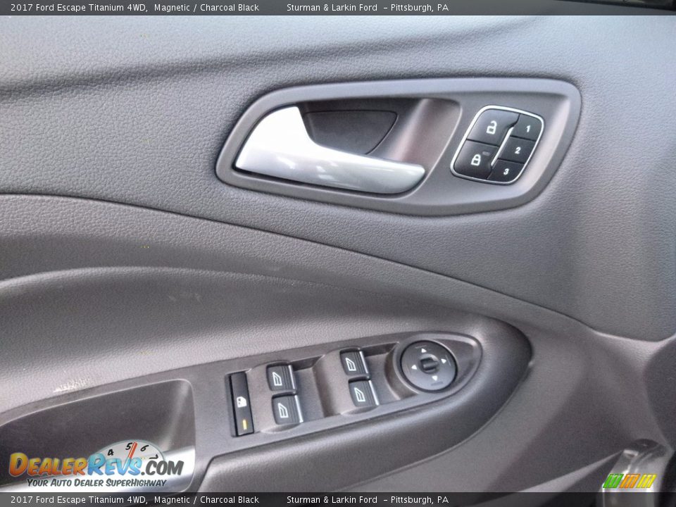 2017 Ford Escape Titanium 4WD Magnetic / Charcoal Black Photo #10