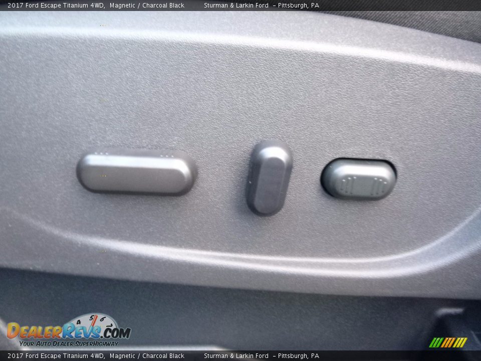 2017 Ford Escape Titanium 4WD Magnetic / Charcoal Black Photo #12