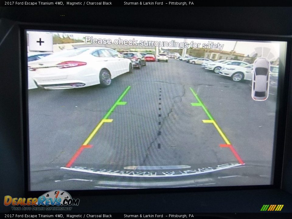 2017 Ford Escape Titanium 4WD Magnetic / Charcoal Black Photo #14
