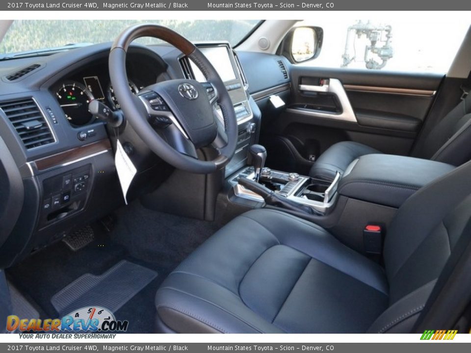 Black Interior - 2017 Toyota Land Cruiser 4WD Photo #5