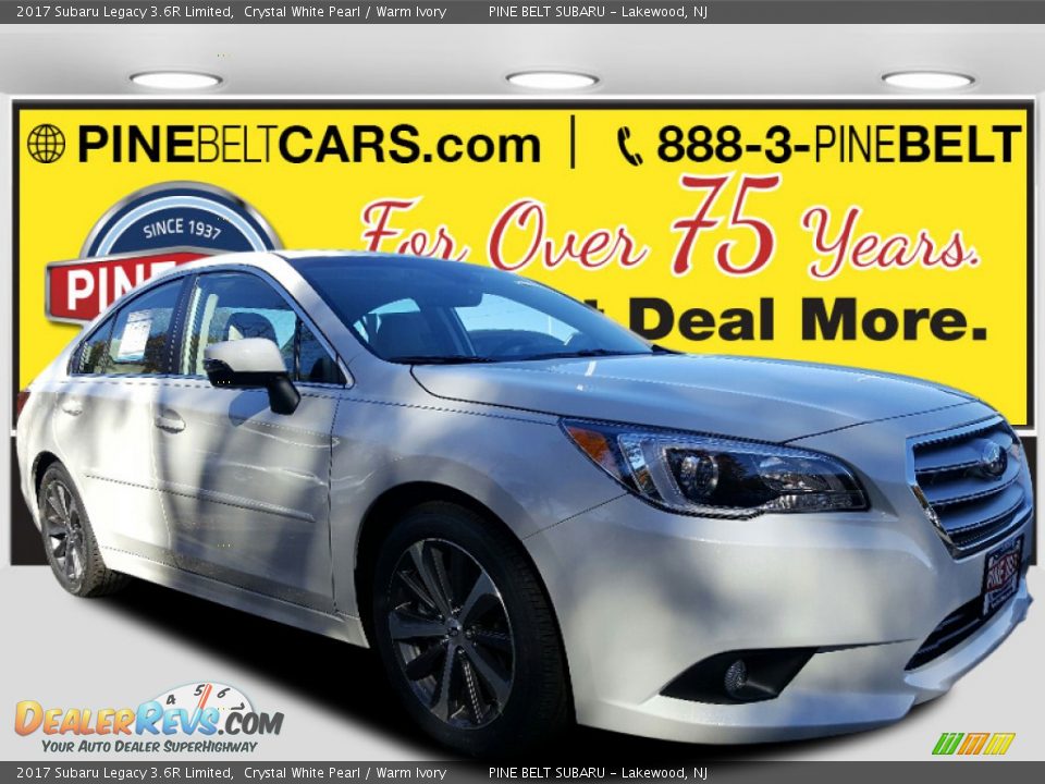 2017 Subaru Legacy 3.6R Limited Crystal White Pearl / Warm Ivory Photo #1