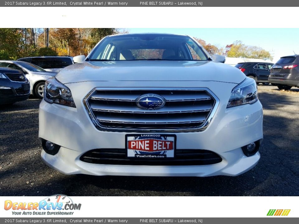 2017 Subaru Legacy 3.6R Limited Crystal White Pearl / Warm Ivory Photo #2