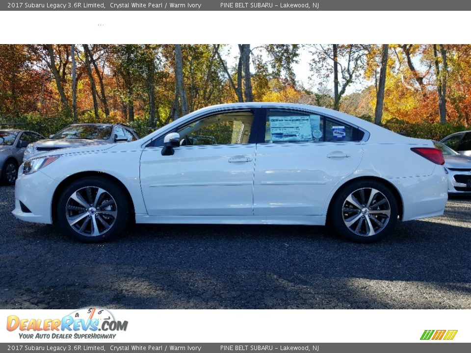 2017 Subaru Legacy 3.6R Limited Crystal White Pearl / Warm Ivory Photo #3