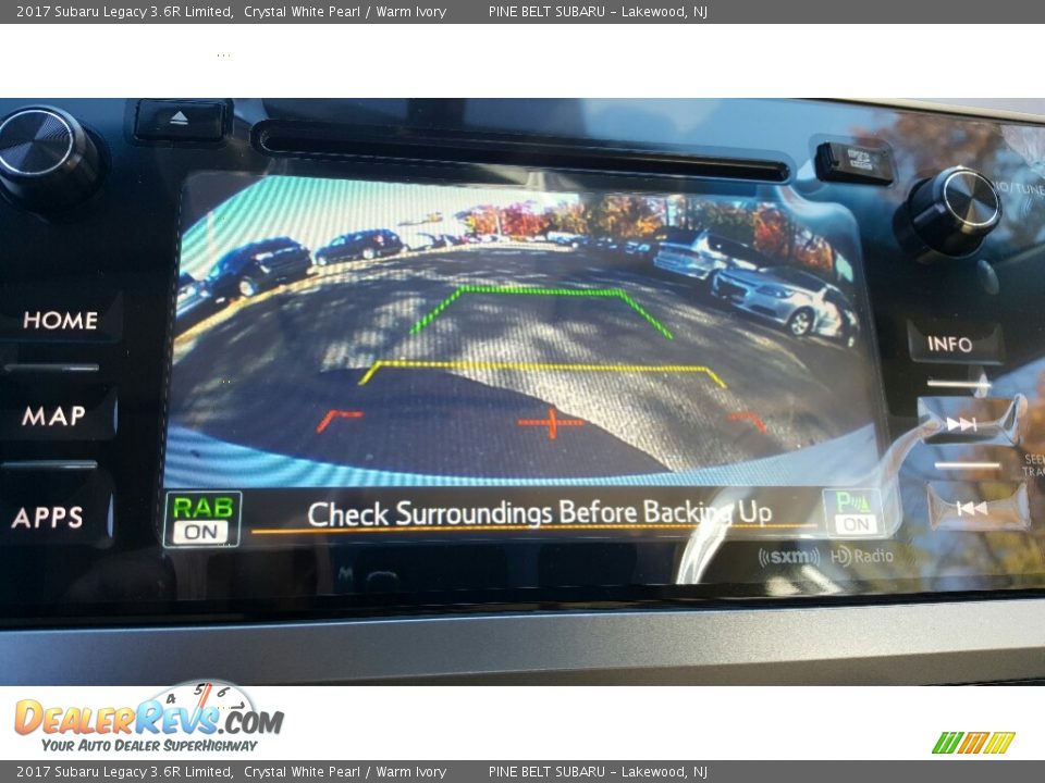 2017 Subaru Legacy 3.6R Limited Crystal White Pearl / Warm Ivory Photo #10