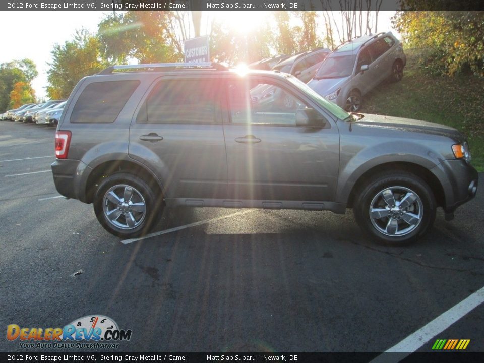 2012 Ford Escape Limited V6 Sterling Gray Metallic / Camel Photo #5