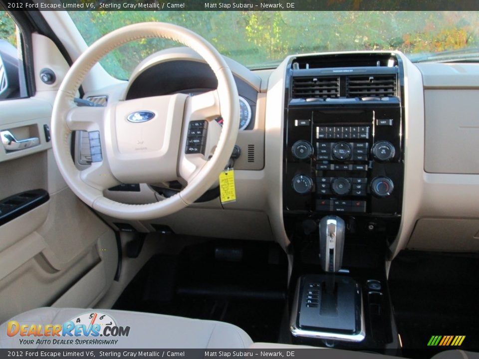 2012 Ford Escape Limited V6 Sterling Gray Metallic / Camel Photo #10