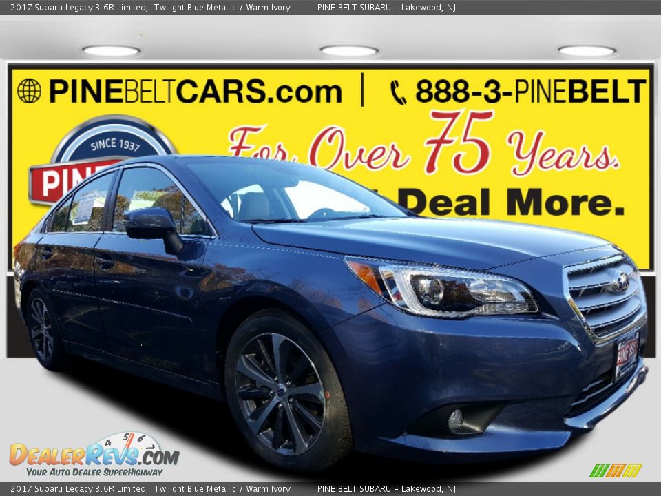 2017 Subaru Legacy 3.6R Limited Twilight Blue Metallic / Warm Ivory Photo #1